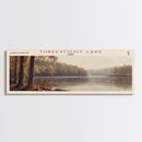 Walker Lake USA Alaska Panoramic Wall Art, Framed Canvas Print, Lake House Decor, Travel Poster, Scenic Lake Scene, Living Room Art