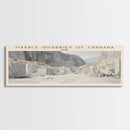 Marble Quarries of Carrara COUNTRY | Framed Travel Poster Canvas Print | Trendy Wall Art | Watercolor Painting | Living Room Art | Unique Art