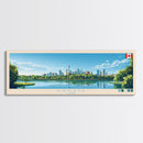 Kanata, Canada Travel Poster Panoramic Canvas Print, Kanata, Canada Painting, Canada Art, Kanata Travel Art, Guest Room Painting