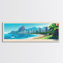 Lima, Peru Panoramic Travel Poster Canvas Print, Lima, Peru Painting, Peru Art, Lima Panoramic Travel Art, Travel Painting