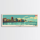 Halifax, Canada Panoramic Canvas Print, Halifax, Canada Painting, Canada Art, Halifax Travel Poster, Travel Art, Vacation Gift