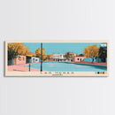 Las Heras, Argentina Panoramic Canvas Print, Las Heras, Argentina Painting, Argentina Art, Las Heras Travel Poster, Travel Art, Vacation Gift