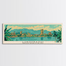 Lubumbashi, Congo Panoramic Canvas Print, Lubumbashi, Congo Painting, Congo Art, Lubumbashi Travel Poster, Travel Art, Housewarming Gift