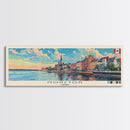 Moncton, Canada Panoramic Canvas Print, Moncton, Canada Painting, Canada Art, Moncton Travel Poster, Travel Art, Guest Room Painting
