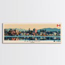 Nanaimo, Canada Panoramic Canvas Print, Nanaimo, Canada Painting, Canada Art, Nanaimo Travel Poster, Travel Art, Living Room Painting