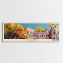 Paysandu, Uruguay Panoramic Canvas Print, Paysandu, Uruguay Painting, Uruguay Art, Paysandu Travel Poster, Travel Art, Housewarming Gift