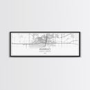 Panoramic Amarillo City Map, Texas Art, Map Print, Minimalist Wall Art, Canvas Art, Housewarming Gift, Street Map Art, Closing Gift
