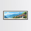 Alepu, Bulgaria Panoramic Print, Vacation Gift, Bulgaria Wall Art, Beach Painting, Beach Decor, Beach Or Lakehouse Art