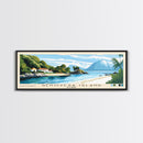 Genovesa Island, Ecuador Panoramic Print, Vacation Gift, Ecuador Wall Art, Beach Painting, Beach Decor, Large Wall Art, Wood Frame Art