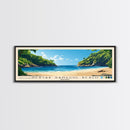 Gertak Sanggul Beach, Malasyia Panoramic Print, Vacation Gift, Malasyia Wall Art, Vacation Wall Art, Vacatation Memories, Beach Decor, Beach Or Lakehouse Art