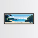 Naoshima, Japan Panoramic Print, Vacation Gift, Japan Wall Art, Vacation Wall Art, Vacatation Memories, Beach Decor, Beach Or Lakehouse Art