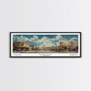 Rialto California Panoramic Print, Modern Framed Canvas Print, Travel Poster Art, Home Decoration, Wall Art, Office Decor