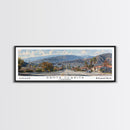 Santa Clarita California Travel Poster, Framed Canvas Print, Wall Art, Home Decor, Travel Print, Living Room Art, Artistic Gift