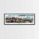 Spokane Valley Washington Travel Poster, Framed Canvas Print, Office Art, Wall Hanging, Travel Gift, Living Room Art, Vintage Style