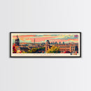 Birmingham United Kingdom Travel Print Wall Art, Panoramic City Art, Travel Art, Wall Decor, Vacation Gift, Framed Canvas Print Or Metal Art