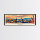 Coventry United Kingdom Wall Art, Panoramic Travel Poster, Panoramic Framed Canvas Print, City Wall Art, Wall Hanging Home Decor, Travel Art
