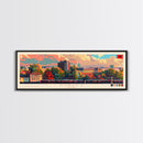 Durres Albania Travel Print Wall Art, Panoramic City Art, Travel Art, Wall Decor, Vacation Gift, Framed Canvas Print Or Metal Art