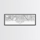 Panoramic Garden Grove City Map, California Art, Map Print, Minimalist Wall Art, Canvas Art, Housewarming Gift, Street Map Art, Closing Gift