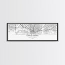 Panoramic Grand Prairie City Map, Texas Art, Map Print, Minimalist Wall Art, Canvas Art, Housewarming Gift, Street Map Art, Closing Gift
