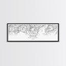 Panoramic Helsinki City Map, Finland Art, Map Print, Minimalist Wall Art, Canvas Art, Housewarming Gift, Street Map Art, Closing Gift