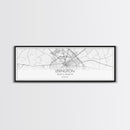 Panoramic Lexington City Map, Kentucky Art, Map Print, Minimalist Wall Art, Canvas Art, Housewarming Gift, Street Map Art, Closing Gift