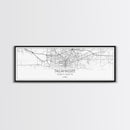 Panoramic Tallahassee City Map, Florida Art, Map Print, Minimalist Wall Art, Canvas Art, Housewarming Gift, Street Map Art, Closing Gift