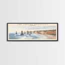 The Twelve Apostles Framed Canvas Print Travel Poster | Wall Art | Home Decor | Gift For Travel Lover | Wall Hanging | Original Art