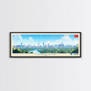 Changsha, China Panoramic Travel Poster Canvas Print, Changsha, China Painting, China Art, Changsha Travel Art, Living Room Painting