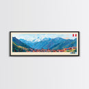 Chincha, Peru Travel Poster Panoramic Canvas Print, Chincha, Peru Painting, Peru Art, Chincha Travel Art, Guest Room Painting