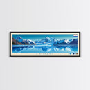 Lambare, Paraguay Panoramic Travel Poster Canvas Print, Lambare, Paraguay Painting, Paraguay Art, Lambare Travel Art, Living Room Painting