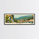 Armenia, Colombia Panoramic Canvas Print, Armenia, Colombia Painting, Colombia Art, Armenia Travel Poster, Travel Art, Vacation Gift
