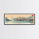 Chongqing, China Panoramic Canvas Print, Chongqing, China Painting, China Art, Chongqing Travel Poster, Travel Art, Living Room Painting