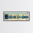 Kuala Lumpur, Malaysia Panoramic Canvas Print, Kuala Lumpur, Malaysia Painting, Malaysia Art, Kuala Lumpur Travel Poster, Travel Art, Guest Room Painting
