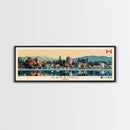 Nanaimo, Canada Panoramic Canvas Print, Nanaimo, Canada Painting, Canada Art, Nanaimo Travel Poster, Travel Art, Living Room Painting