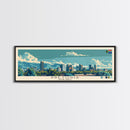 Pretoria, South Africa Panoramic Canvas Print, Pretoria, South Africa Painting, South Africa Art, Pretoria Travel Poster, Travel Art, Guest Room Painting