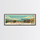 Reynosa, Mexico Panoramic Canvas Print, Reynosa, Mexico Painting, Mexico Art, Reynosa Travel Poster, Travel Art, Guest Room Painting