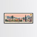 Santa Cruz de la Sierra, Bolivia Panoramic Canvas Print, Santa Cruz de la Sierra, Bolivia Painting, Bolivia Art, Santa Cruz de la Sierra Travel Poster, Travel Art, Housewarming Gift
