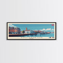 Southampton, England Panoramic Canvas Print, Southampton, England Painting, England Art, Southampton Travel Poster, Travel Art, Housewarming Gift