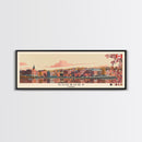 Sudbury, Canada Panoramic Canvas Print, Sudbury, Canada Painting, Canada Art, Sudbury Travel Poster, Travel Art, Guest Room Painting