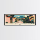 Tarapoto, Peru Panoramic Canvas Print, Tarapoto, Peru Painting, Peru Art, Tarapoto Travel Poster, Travel Art, Vacation Gift