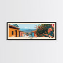Tumbes, Peru Panoramic Canvas Print, Tumbes, Peru Painting, Peru Art, Tumbes Travel Poster, Travel Art, Guest Room Painting