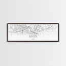 Panoramic Augusta City Map, Georgia Art, Map Print, Minimalist Wall Art, Canvas Art, Housewarming Gift, Street Map Art, Closing Gift