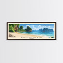 Bottle Beach, Thailand Panoramic Beach Print, Vacation Gift, Thailand Wall Art, Beach Painting, Beach Decor, Beach Painting