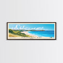 Maundays Bay, Anguila Panoramic Beach Print, Vacation Gift, Anguila Wall Art, Beach Painting, Beach Decor, Beach Painting