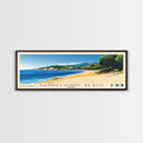 Pampelonne Beach, France Panoramic Print, Vacation Gift, France Wall Art, Beach Painting, Beach Decor, Beach Or Lakehouse Art