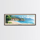 Petrovac Beach, Montenegro Panoramic Print, Vacation Gift, Montenegro Wall Art, Vacation Wall Art, Vacatation Memories, Beach Decor, Beach Or Lakehouse Art