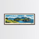 Secret Beach, Belize Panoramic Print, Vacation Gift, Belize Wall Art, Beach Painting, Beach Decor, Beach Or Lakehouse Art
