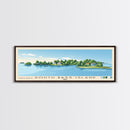 South Bass Island, Ohio Panoramic Print, Vacation Gift, Ohio Wall Art, Beach Painting, Beach Decor, Large Wall Art, Wood Frame Art