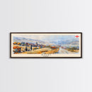 Gori Georgia Travel Print Wall Art, Panoramic City Art, Travel Art, Wall Decor, Vacation Gift, Framed Canvas Print Or Metal Art
