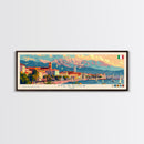 Messina Italy Travel Print Wall Art, Panoramic City Art, Travel Art, Wall Decor, Vacation Gift, Framed Canvas Print Or Metal Art